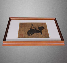 响水书画装裱配框服务案例